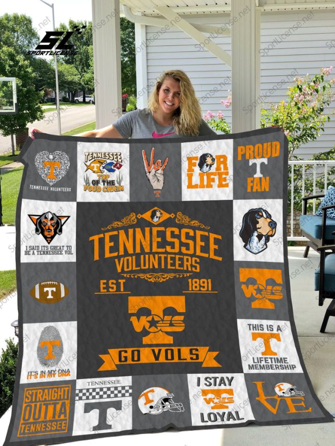 Tennessee Volunteers NCAA Inspired Quilt Bedding Set