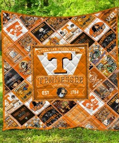 Tennessee Volunteers NCAA Quilted Bed Cover with Unique Design