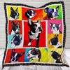 Terrier Painting Art Boston Quilt Blanket with Unique and Beautiful Design