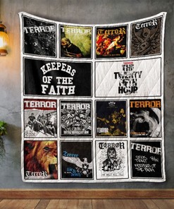Terror Album Covers Quilt Blanket with Bed Set Twin