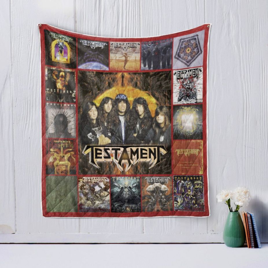 Testament Quilt Bedding Set - Get ready to rock with this Testament quilt bedding set