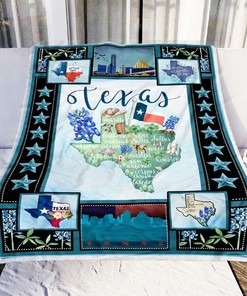 Texas Girl Fleece Blanket Quilt Blanket - Ideal for Girls