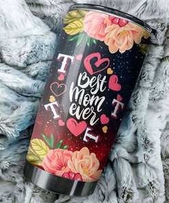 Texas Rangers MLB Tumbler for Cool Flower Best Moms Ever with personalization and MLB logo