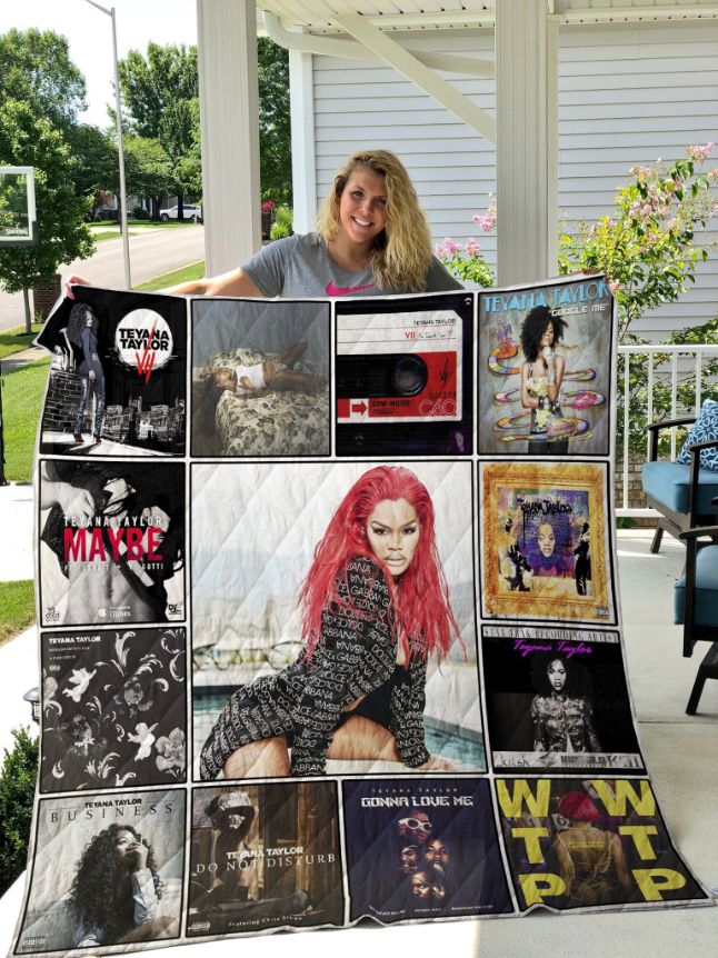 Teyana Taylor Fans Ver Quilt Bedding Set with Keywords