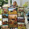 Thank To The Farmers Farmer Tractor Quilt Blanket with Bed Set Cute