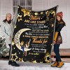 Thank You Quilt Bedding Set for Sister: All the Laughter and Smiles Fleece Blanket