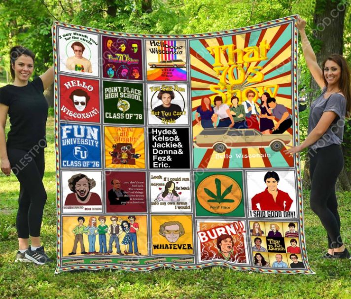 That 70's Show Quilt Bedding Set for Fans of That 70's Show