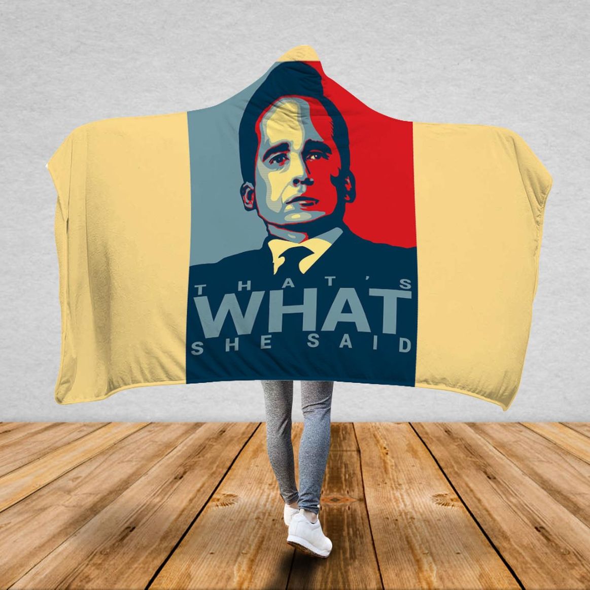 That's What She Said! Michael Scott Quilt Blanket for The Office Fans
