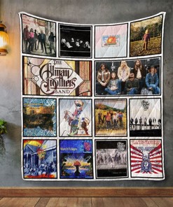 The Allman Brothers Band Style 2 Quilt Bedding Set for Fans of the Band