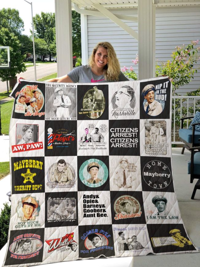 The Andy Griffith Show Quilt Blanket Ver25 with Classic TV Show Theme