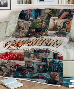 The Avenger Marvel Gift for Fan Comfy Sofa Throw Blanket Gift, Bed Set Cute