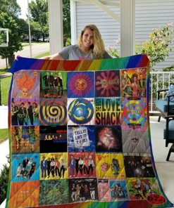 The B-52'S Throws Quilt Blanket - Love Shack Baby for Music Fans