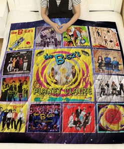 The B-52's LP Albums Quilt Blanket, Celebrating the New Wave Band