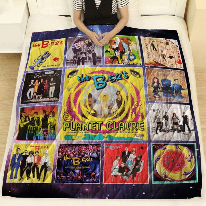 The B-52's LP Albums Quilt Blanket, Celebrating the New Wave Band