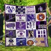 The Basketball Team Ncaa Northwestern Wildcats Quilt Bedding Set