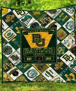 The Bears Baylor Bears Quilt Blanket with Iconic Design and Comfortable Material