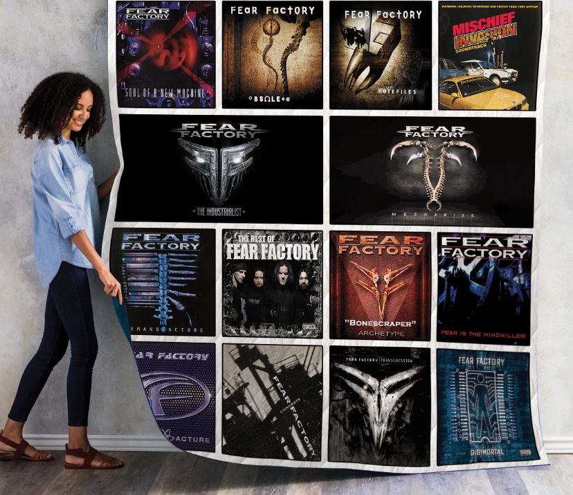 The Best Fear Factory Albums Collection Quilt Blanket