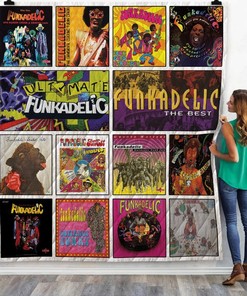 The Best Funkadelic Compilation Albums Vintage Quilt Blanket for Fans