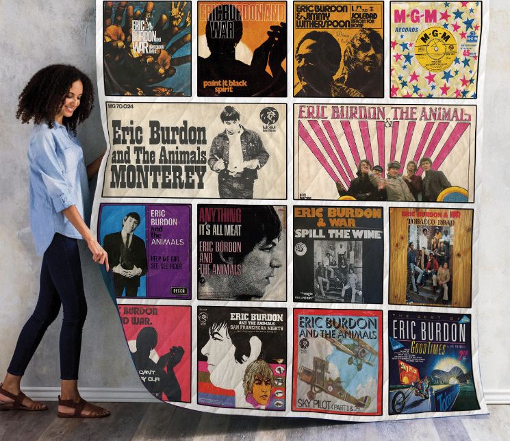 The Best of Eric Burdon Vintage Quilt Bedding Set