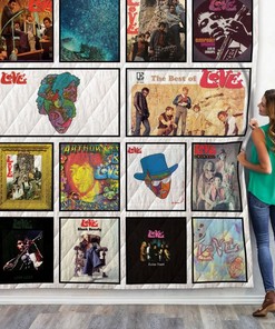The Best of Love Album Collected Quilt Blanket - For the Hopeless Romantic