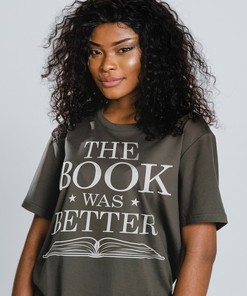 The Book Was Better T-Shirt - Vintage Reading Homage Fan Tee with Book Lover Design & Librarian Inspiration