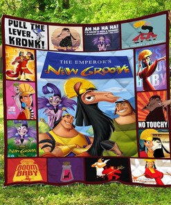 The Emperor's New Groove Collection Quilt Bedding Set, Great for Fans of the Movie