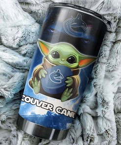 The Force Is Strong with This Baby Yoda Vancouver Canucks NHL Tumbler