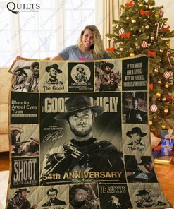 The Good The Bad The Ugly 54th Anniversary Quilt Bedding Set - A Classic Movie Collectible