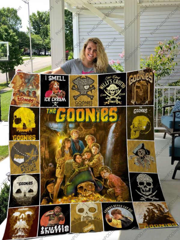 The Goonies I Smell Ice Cream Quilt Blanket Bed Set Queen for Fans