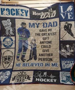 The Greatest Gift for Ice Hockey Lover: Quilt Blanket