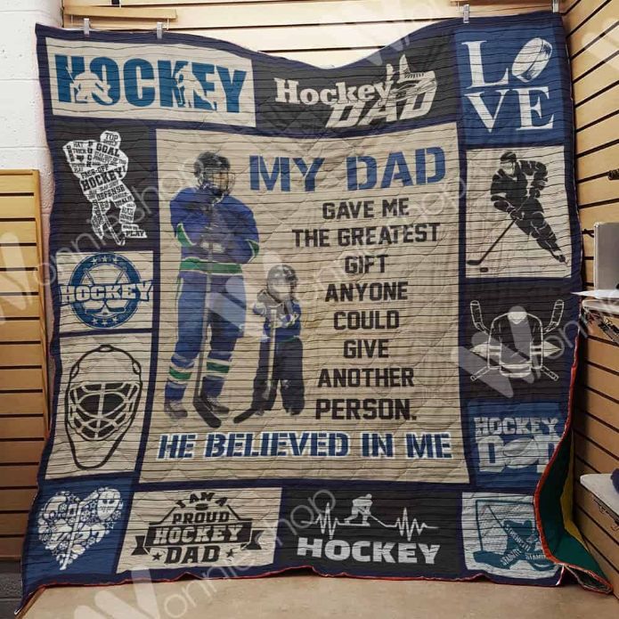 The Greatest Gift for Ice Hockey Lover: Quilt Blanket