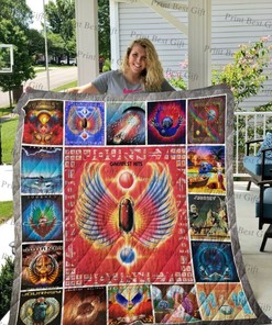 The Greatest Hits Journey Albums Cover Poster Ver Collected Quilt Blanket, Perfect for Classic Rock Fans