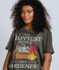 The Happiest Gardener Unisex T-Shirt | Gardening Gift | Funny Gardening Shirts | Garden Birthday | Movie Shirts for Men