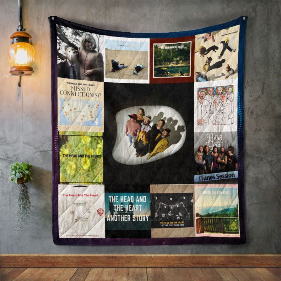 The Head and the Heart Album Quilt Bedding Set - Perfect for Indie Music Fans