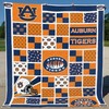 The Helmet NCAA Auburn Tigers Collection Quilt Blanket for Fans