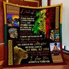 The Hero Dad Fleece Blanket Quilt Bedding Set for Father's Day Gift