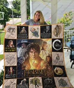 The Hobbit Quilt Blanket N.0117 - Perfect for Fans of the Iconic Fantasy Novel