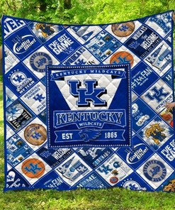 The Kentucky Wildcats Ncaa Quilt Bedding Set Full