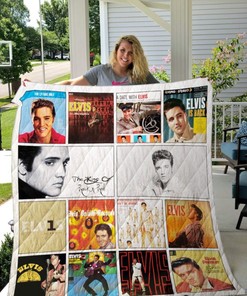 The King Of Rock N Roll Elvis Presley Combined Quilt Bedding Set