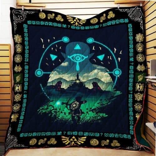 The Legend of Zelda Quilt Blanket1 for Video Game Fans