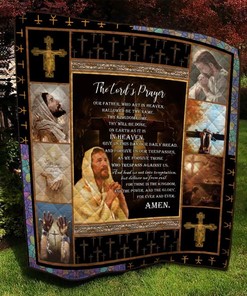 The Lord's Prayer - Religious Quilt Blanket