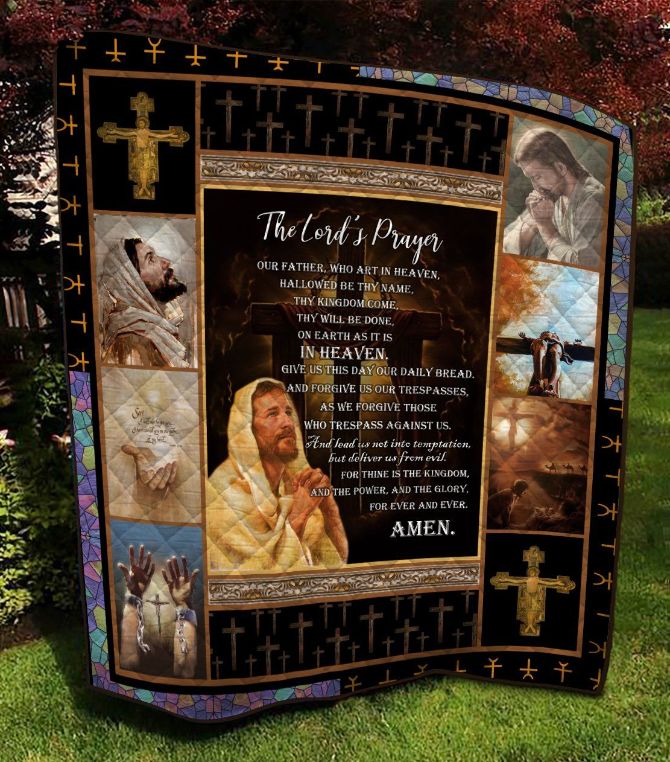 The Lord's Prayer - Religious Quilt Blanket