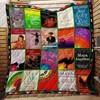 The Maya Angelou Collection: Quilt Bedding Set with Fleece Blanket with Maya Angelou quotes