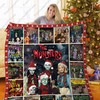 The Munster Merry Christmas Collection Quilt Blanket - The Munster Merry Christmas Vintage Quilt Bedding Set