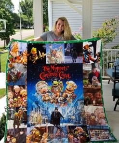 The Muppet Christmas Carol Poster Quilt Bedding Set with Unique Design and Comfortable Material