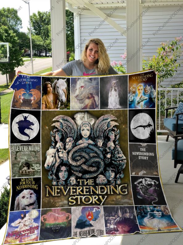 The Neverending Story Quilt Blanket for Book Lovers