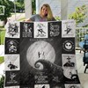 The Nightmare Before Christmas Characters Quilt Bedding Set for Halloween and Animation Fans