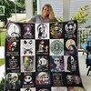 The Nightmare Before Christmas Jack And Sally Quilt Blanket for Tim Burton Fans