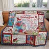 The Old Rugged Cross Cardinal Comfy Sofa Throw Blanket Gift with Christmas Theme