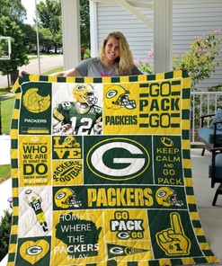 The Packers Green Bay Packers Combined Quilt Blanket NFL Bedding Set